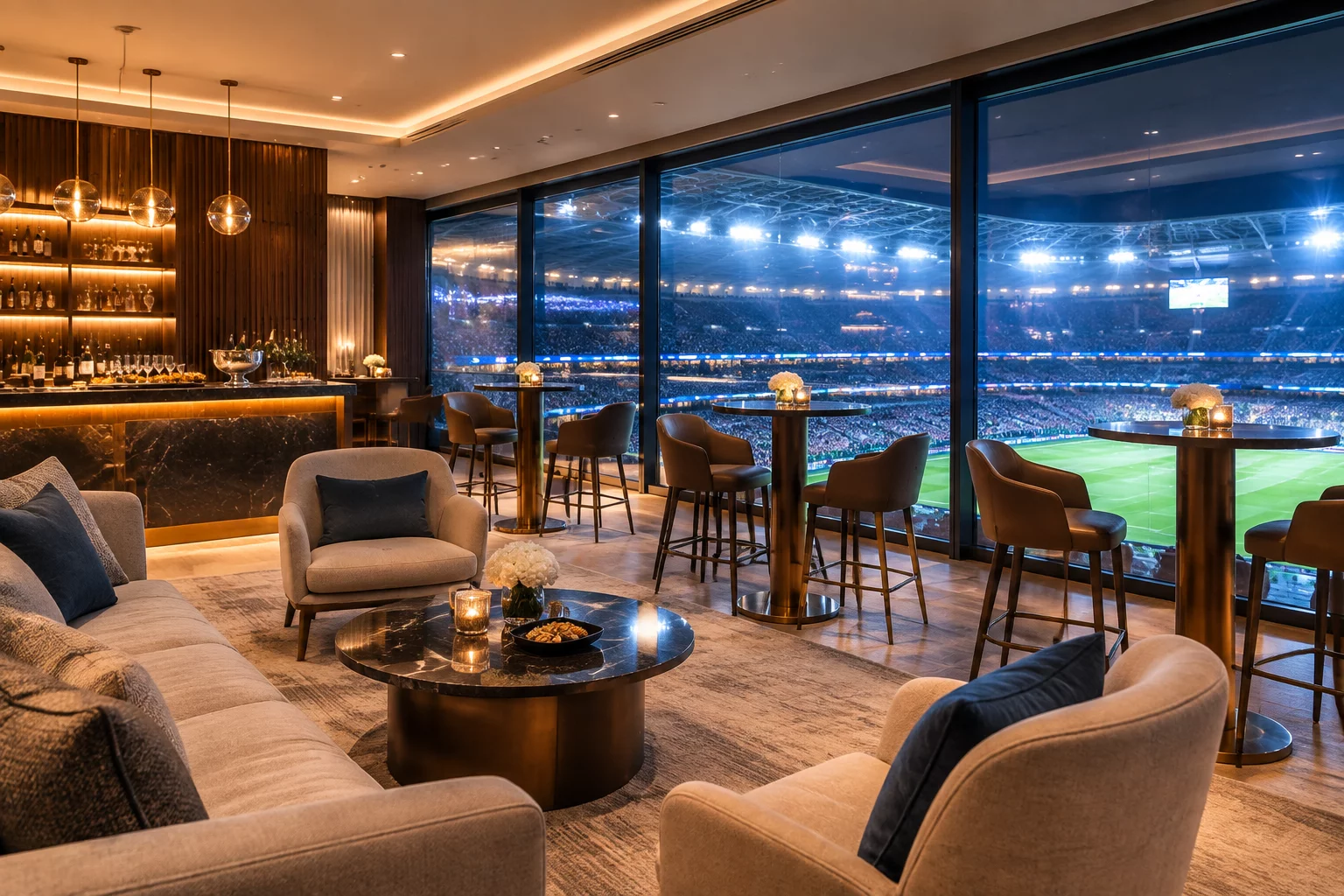 VIP Hospitality Lounge Atmosphäre