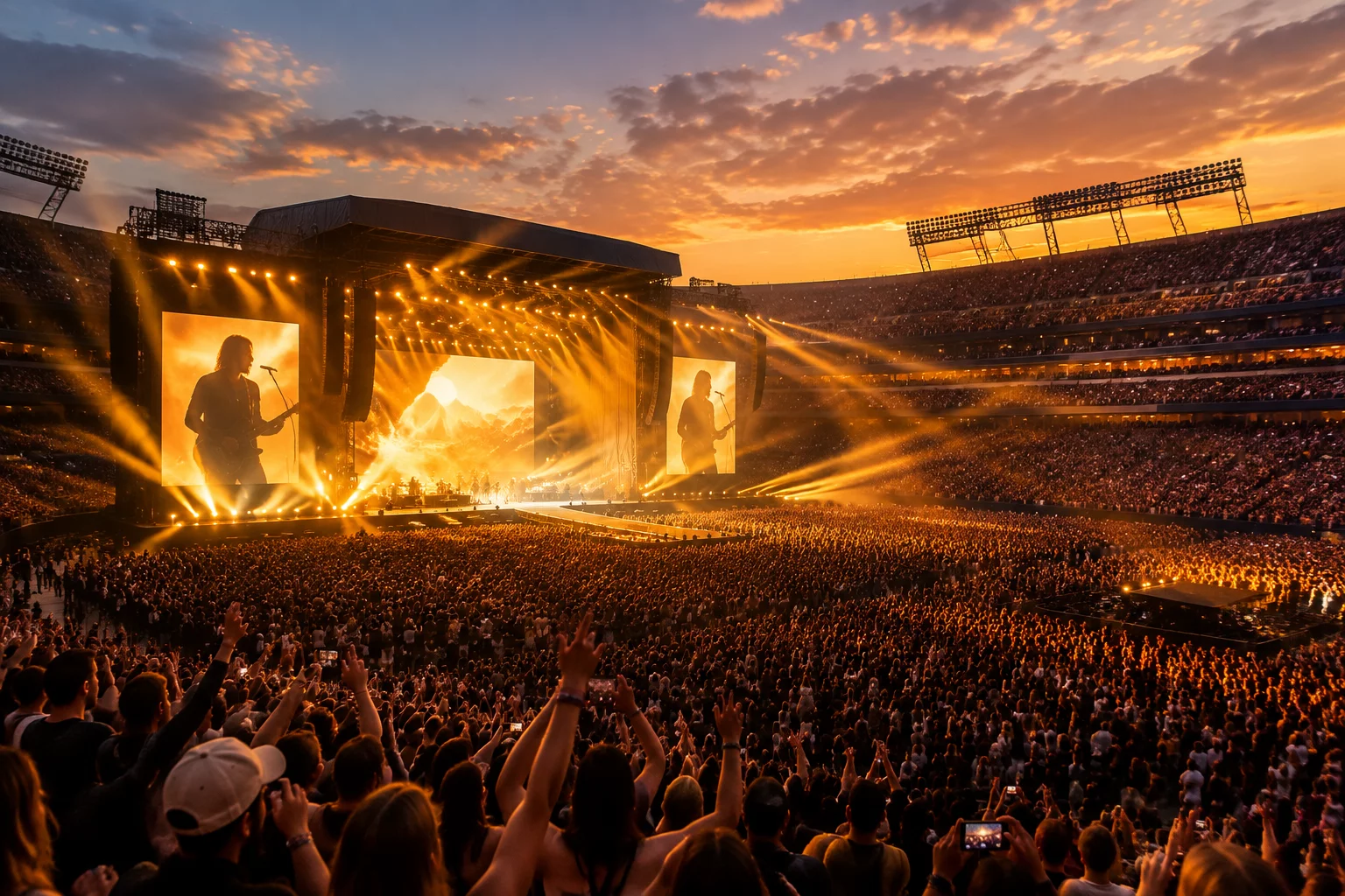 Oasis Tour 2027 Stadionkonzert Atmosphäre