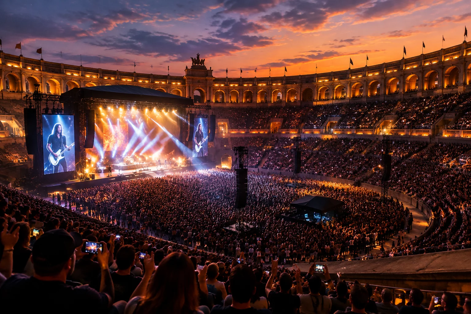 Wien Ernst Happel Stadion Konzert